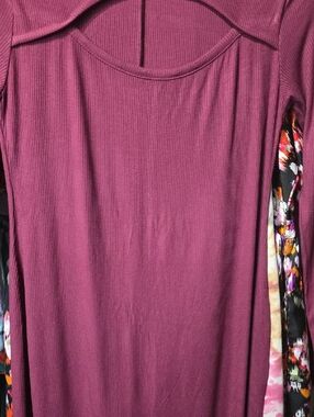 NWT EDITED BURGANDY RIBBED MAXI DRESS